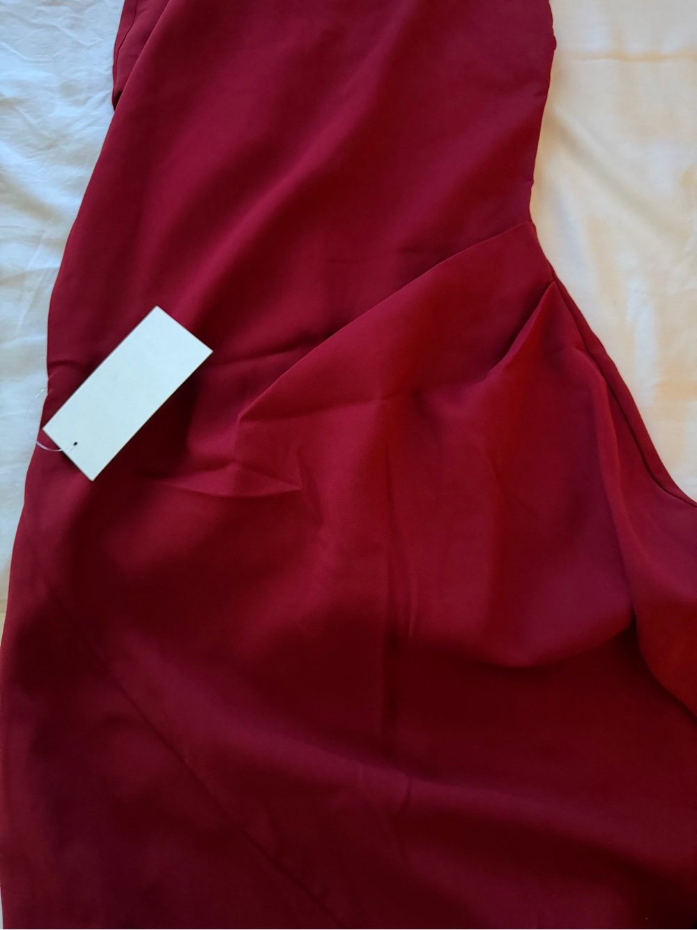 STAUD Zaya Draped Maxi Dress Red Size 0 NWT Designer Gown - Picture 13 of 14
